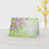 Moederdag of moederdag kaart (Gele Bloem)