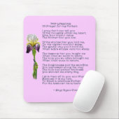 MOEDERDAG of MOTHERS BIRTHDAY Iris & Poem Muismat (Met muis)