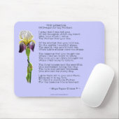 MOEDERDAG of MOTHERS BIRTHDAY Iris & Poem Muismat (Met muis)
