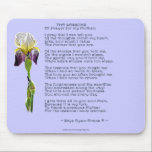 MOEDERDAG of MOTHERS BIRTHDAY Iris & Poem Muismat<br><div class="desc">Skye's populaire gedicht "The Lessons ~ (A Poem for my Moeder)" belichaamt dit prachtige cadeauitem voor elke verdiende mama! In onze galerij vind je meer prachtige cadeautjes uit deze serie Moederdag- en Moeder-verjaardag- en Gratitude-objecten. 25% van de royalty's van alle verkopen van deze Mousepad, wordt rechtstreeks aan de World Vision-organisatie...</div>