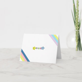 Moederdag- of verjaardagskaart voor moeder bedankkaart