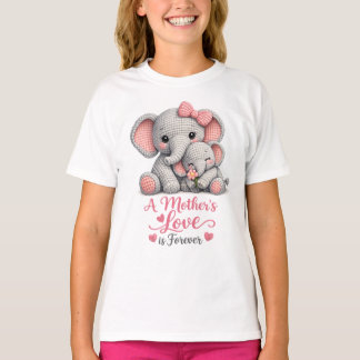 Moederdag Olifant Moeder Kunst_ Moederdag speciale T-shirt