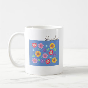 Moederdag Oma Flower Garden Koffie Mok