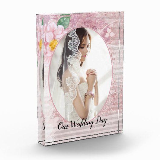 Moederdag Onderdruk  roze fotohuwelijk Fotoblokken (Links)