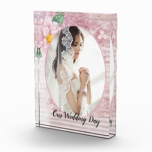 Moederdag Onderdruk  roze fotohuwelijk Fotoblokken (Rechts)