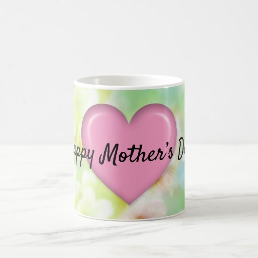 Moederdag ontwerp bloemige elegante mok (Center)