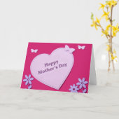 Moederdag-ontwerp voor Moederdag wenskaart Kaart (Gele Bloem)