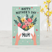 Moederdag Open Kaart (Gele Bloem)