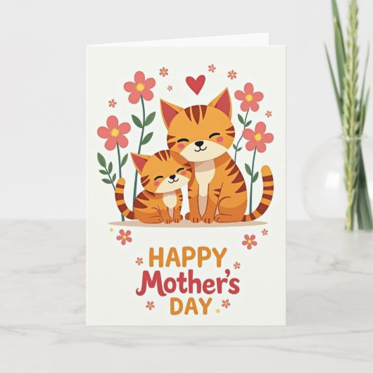 Moederdag Oranje Kaart (Voorkant)