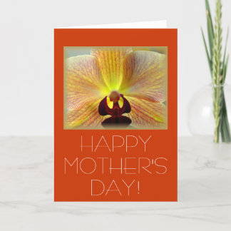 "Moederdag Orchidee" Kaart