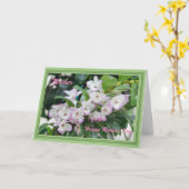 Moederdag Orchideeën Kaart (Gele Bloem)