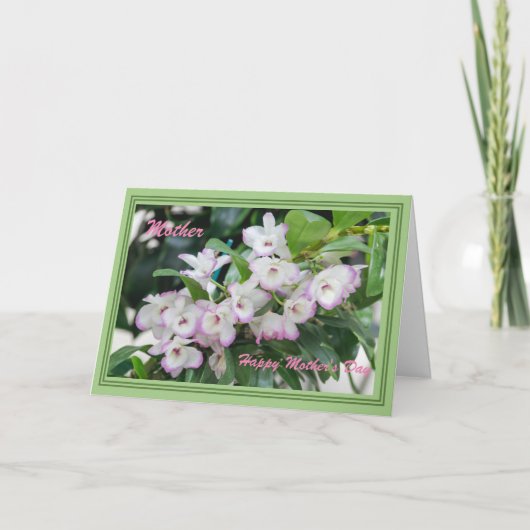 Moederdag Orchideeën Kaart (Voorkant)