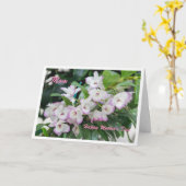 Moederdag Orchideeën Kaart (Gele Bloem)