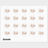 Moederdag Ouderen Zorg Kussen Ronde Sticker (Vel)