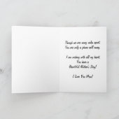 Moederdag over lange afstand kaart (Binnen)