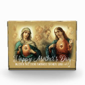 moederdag overlay | Maagd Mary Heart Jesus Fotoblokken (Voorkant)