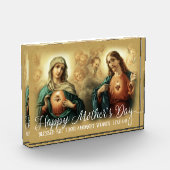 moederdag overlay | Maagd Mary Heart Jesus Fotoblokken (Links)