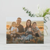 Moederdag Overlay Script Foto Collage Kaart (Staand voorkant)