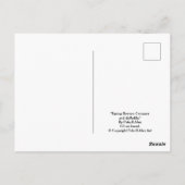 Moederdag paarse bloemen schilderkunst briefkaart (Achterkant)