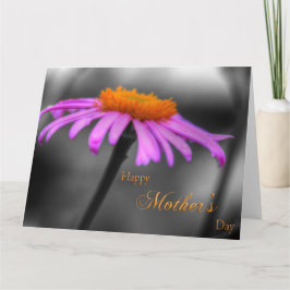 Moederdag Paarse en Oranje verklikstof Kaart