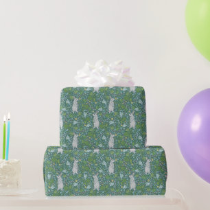 Moederdag paaswitbundel in de lentestuin cadeaupapier