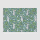 Moederdag paaswitbundel in de lentestuin tissuepapier (Voorkant)