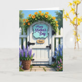 Moederdag Padkaart met Charme Kaart (Gele Bloem)