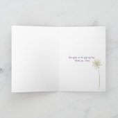 Moederdag Pansy Basket Kaart (Binnen)