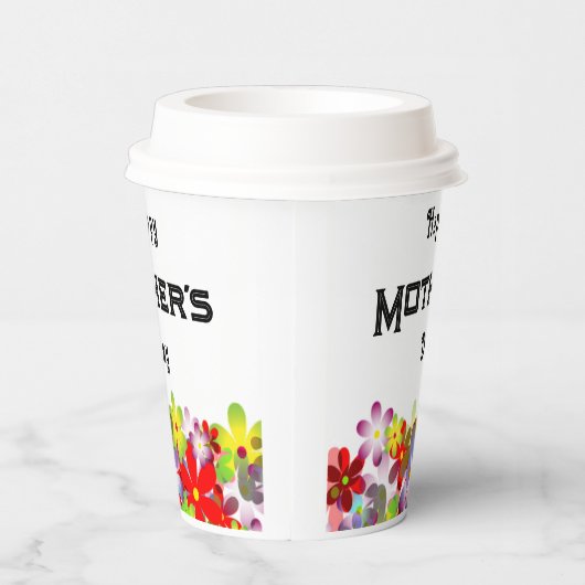 moederdag papieren bekers (Rechts)