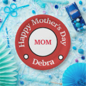 Moederdag Papieren Bordje (Feest)