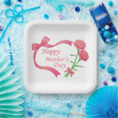 Moederdag Papieren Bordje (Feest)