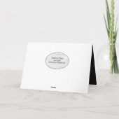 Moederdag-parel ketting op zwart kaart (Achterkant)