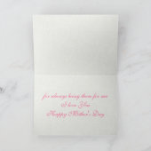 Moederdag parels kaart (Binnen)