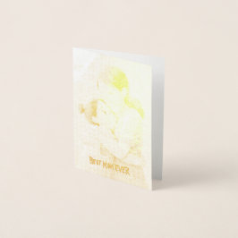 Moederdag Pas Foto Vlakke Kaart aan