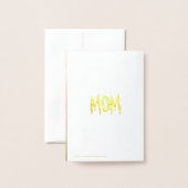 Moederdag Pas Foto Vlakke Kaart aan (Met envelop)