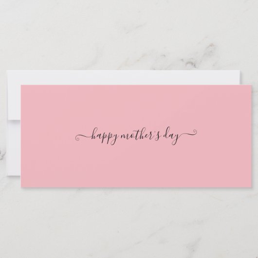 Moederdag: Passagierskaart (Achterkant)