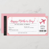 Moederdag: Passagierskaart (Voorkant / Achterkant)