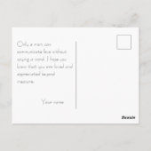 Moederdag patroon waterverf groen paars briefkaart (Achterkant)