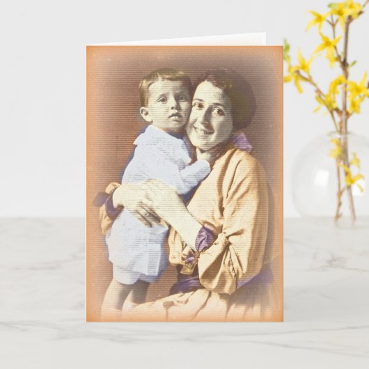 Moederdag ~Pearl S. Buck Kaart (Gele Bloem)