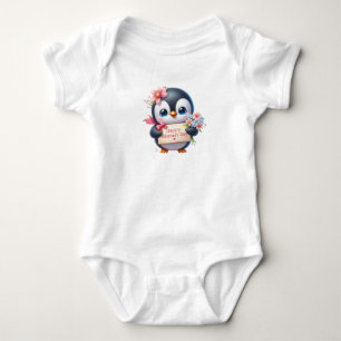 Moederdag Penguin Romper