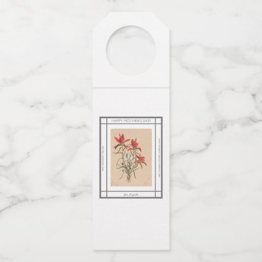  moederdag penseel flessenhanger (Voorkant)