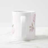 Moederdag Peony Flowers, ik zou je kiezen Grote Koffiekop (Achterkant)