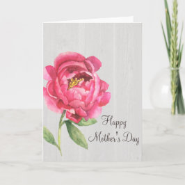 Moederdag Peony Kaart