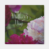 Moederdag Peony Tuinmagneet Magneet (Voorkant)