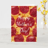 moederdag pepperonis kaart (Gele Bloem)