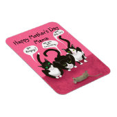 Moederdag personaliseer grappig van de Kattenkaart Magneet (Rechterzijde)
