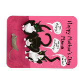 Moederdag personaliseer grappig van de Kattenkaart Magneet (Horizontaal)