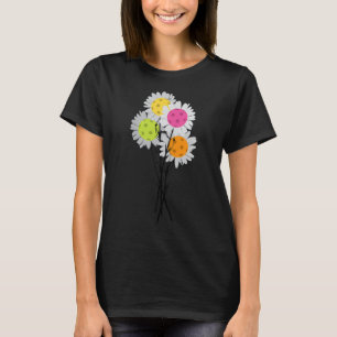 Moederdag Pickleball Flower van Valentijnse vrouwe T-shirt