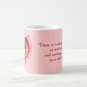 Moederdag Pink Floral Love Unconditional Poem Koffiemok (Center)