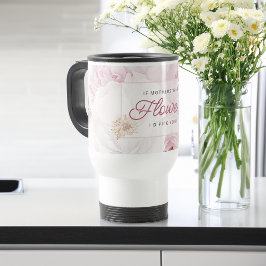 Moederdag Pioen Bloemen Ik Kies Jou Reisbeker
